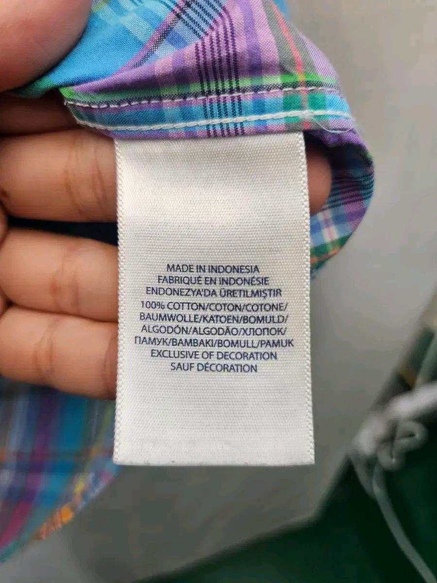 폴로 랄프로렌 체크 반팔 셔츠 (229 5