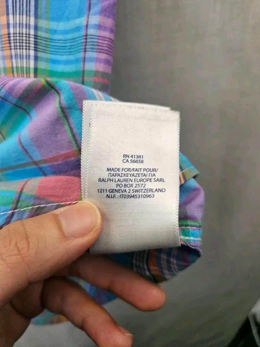 폴로 랄프로렌 체크 반팔 셔츠 (229 7