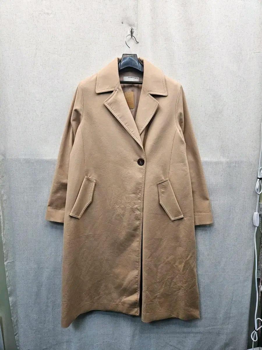 ANNE KLEIN 베이지 싱글 코트 (223 2