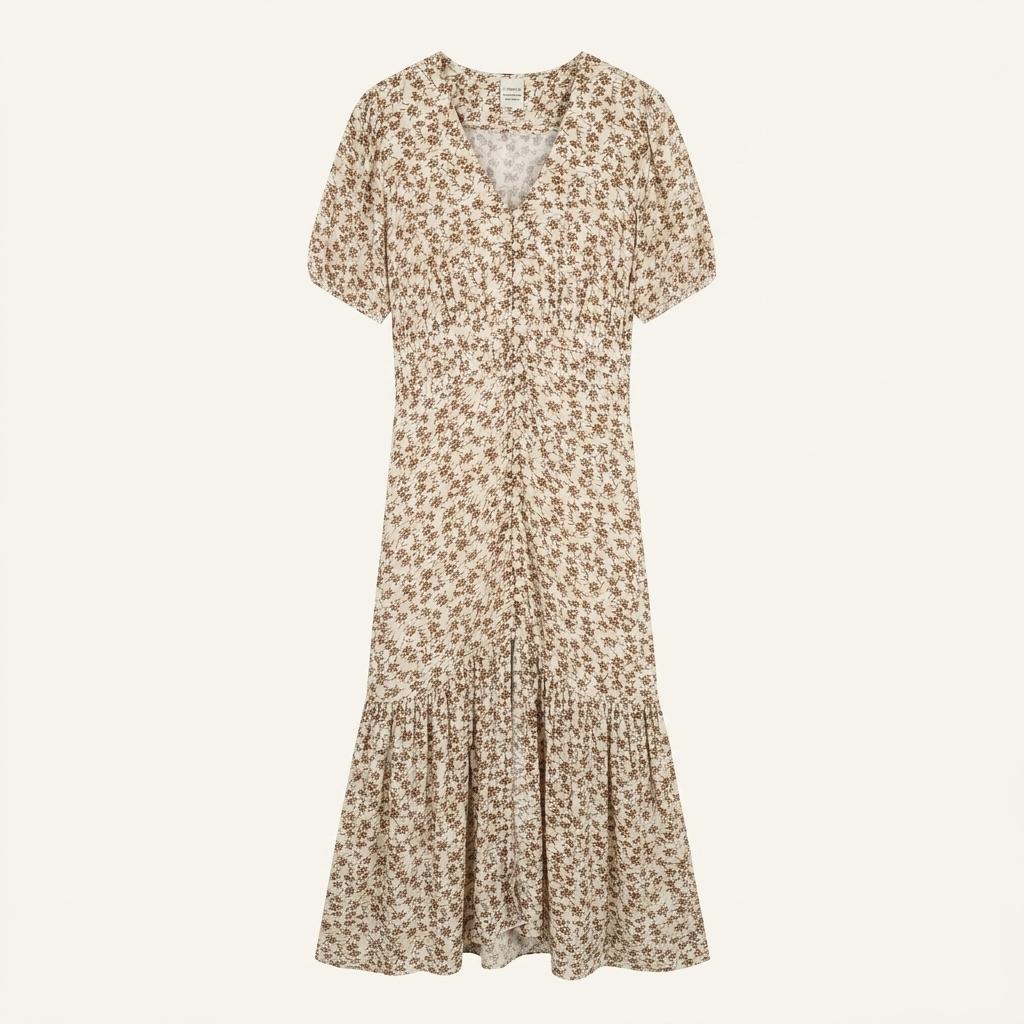 아이미스유 플라워 패턴 롱 원피스