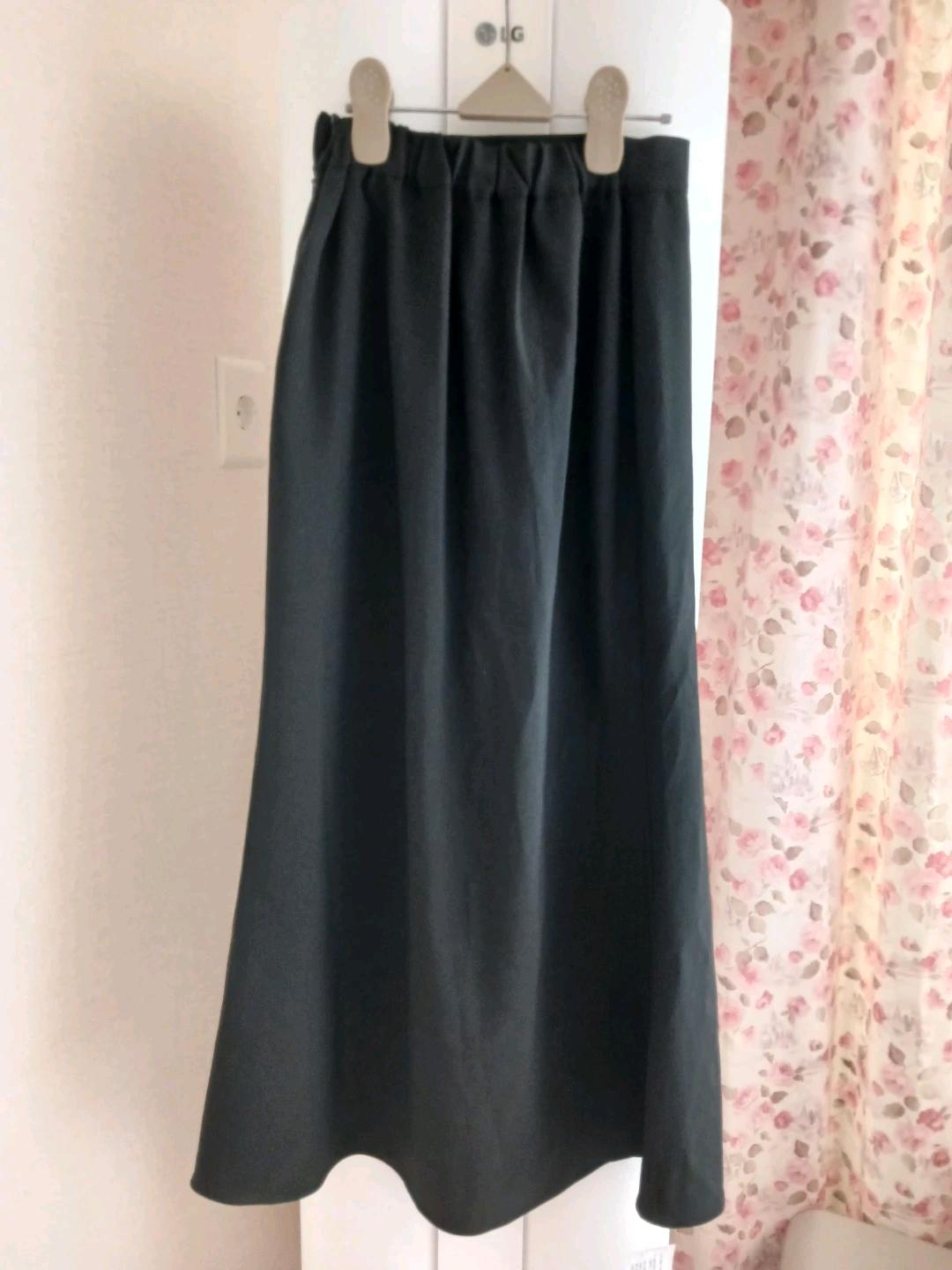 블랙  맥시 스커트  새상품 8