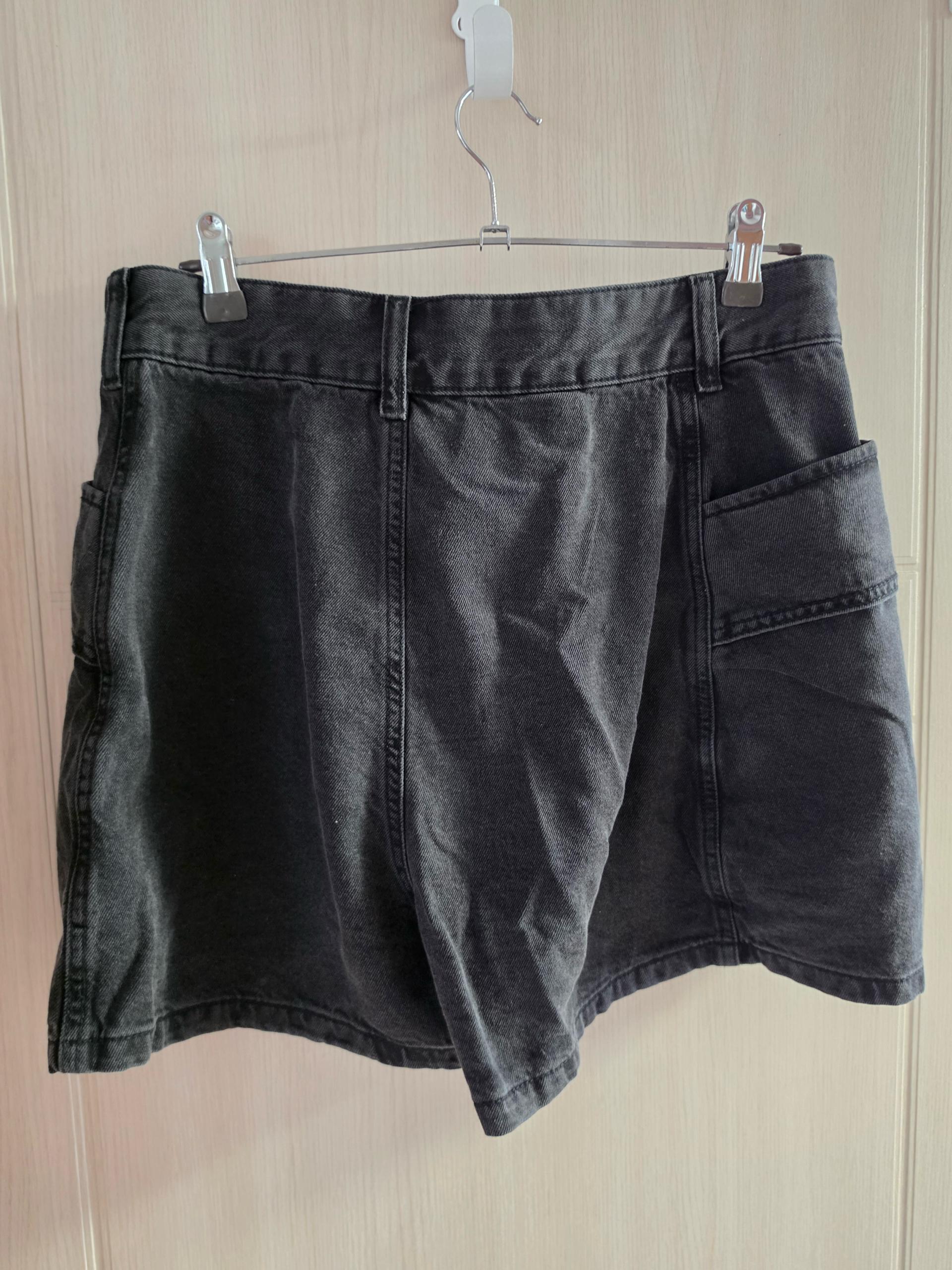 에잇세컨즈 차콜 데님 치마바지 XL 5