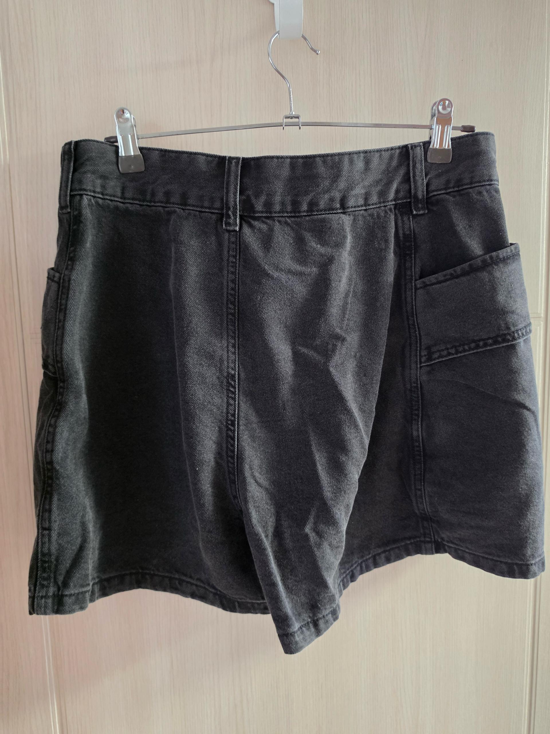 에잇세컨즈 차콜 데님 치마바지 XL 6