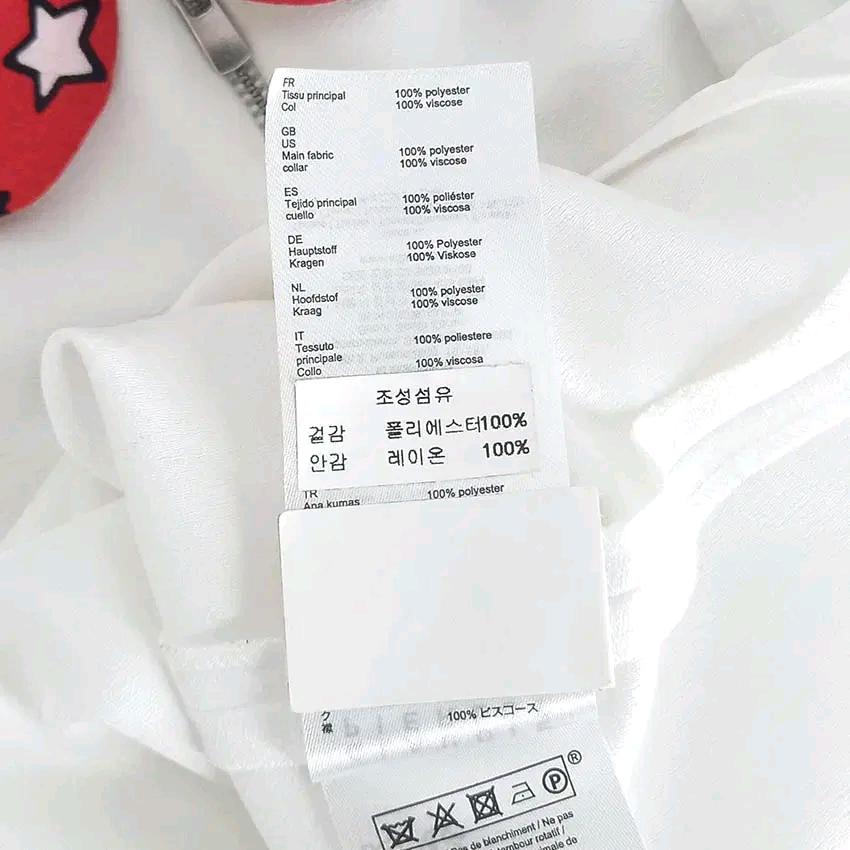 끌로디피에로 여성 쉬폰 반팔블라우스 화이트 (HU33753) 9