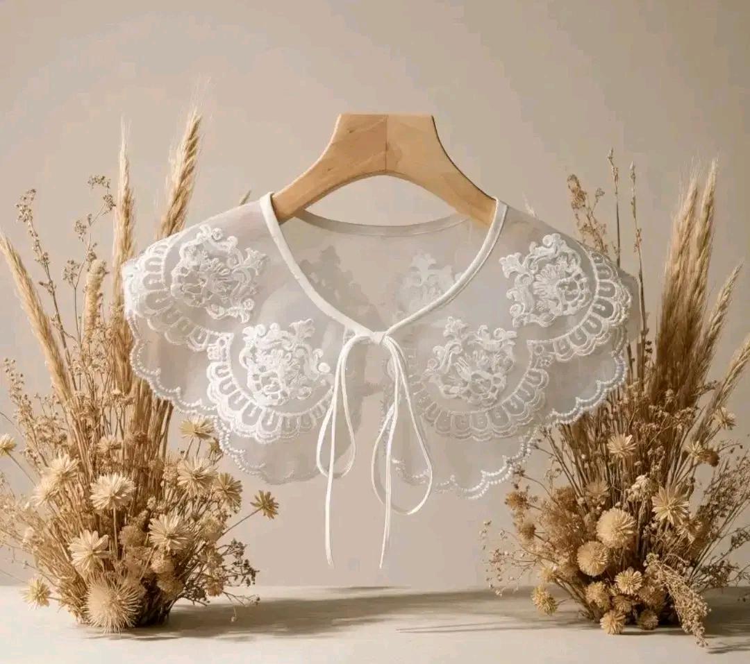 AC44 자수 페이크 카라 2
