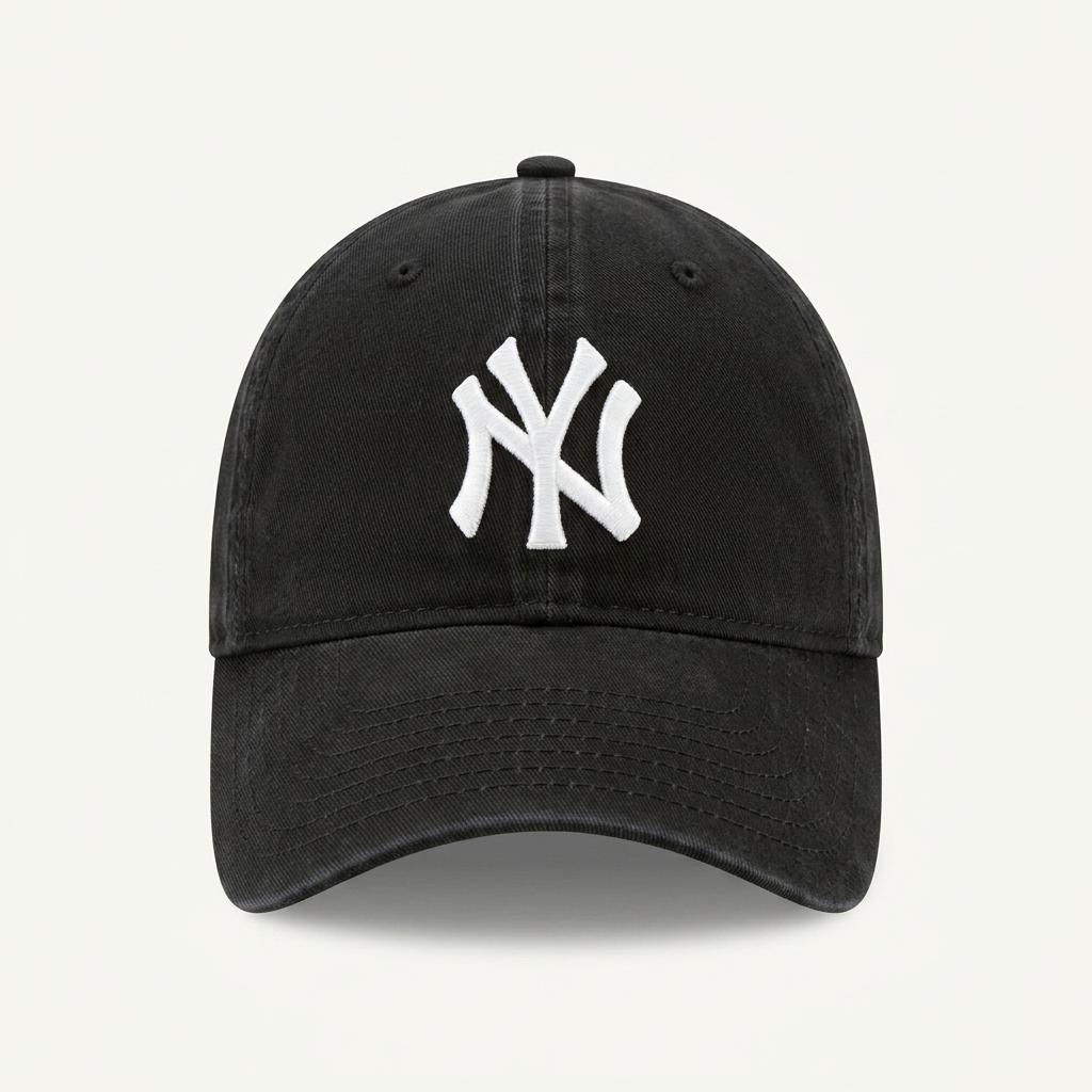 MLB 뉴욕양키스 베이직 로고 볼캡 블랙