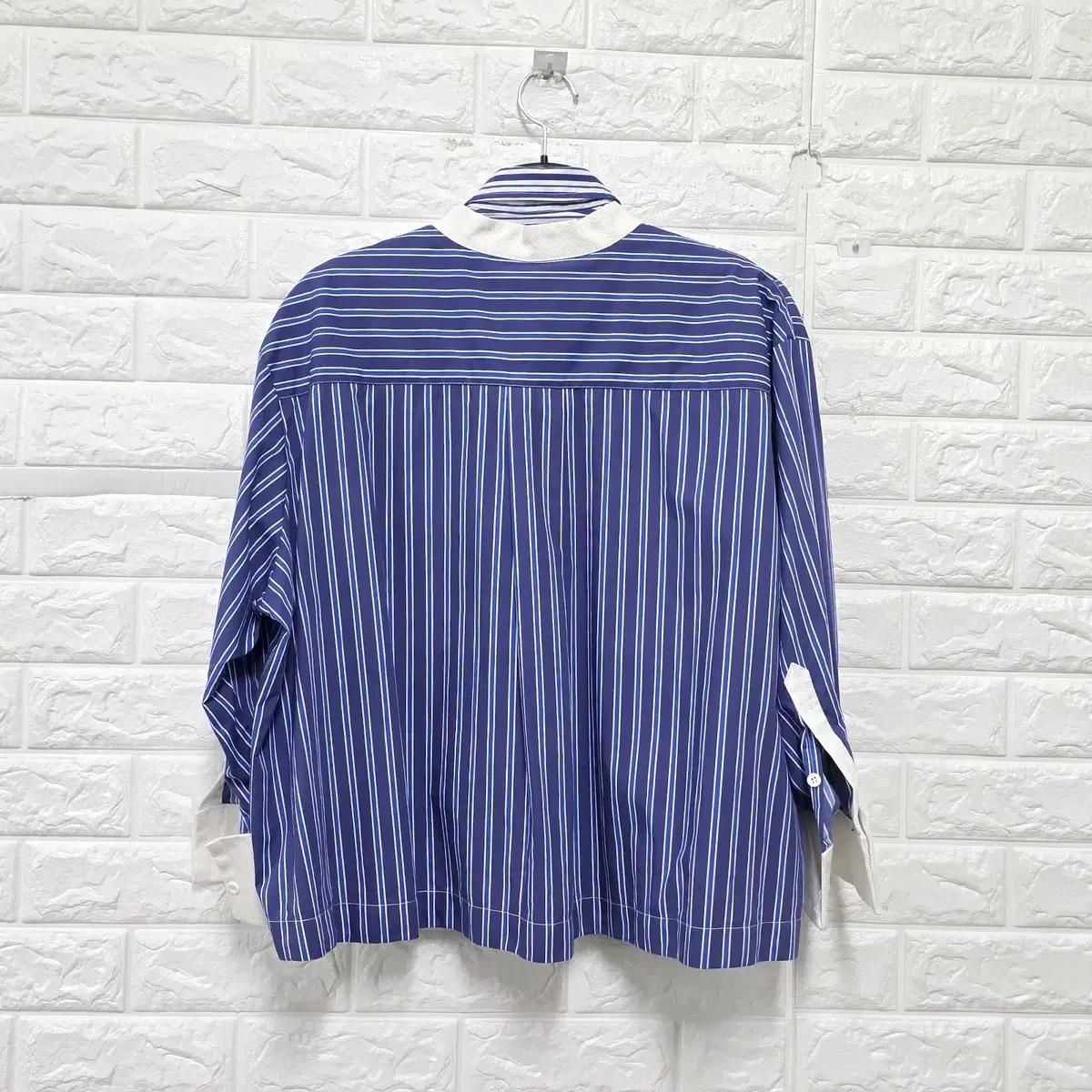 M 21s 사카이 SACAI 레이어링 스트라이프 셔츠 블라우스 E153 5