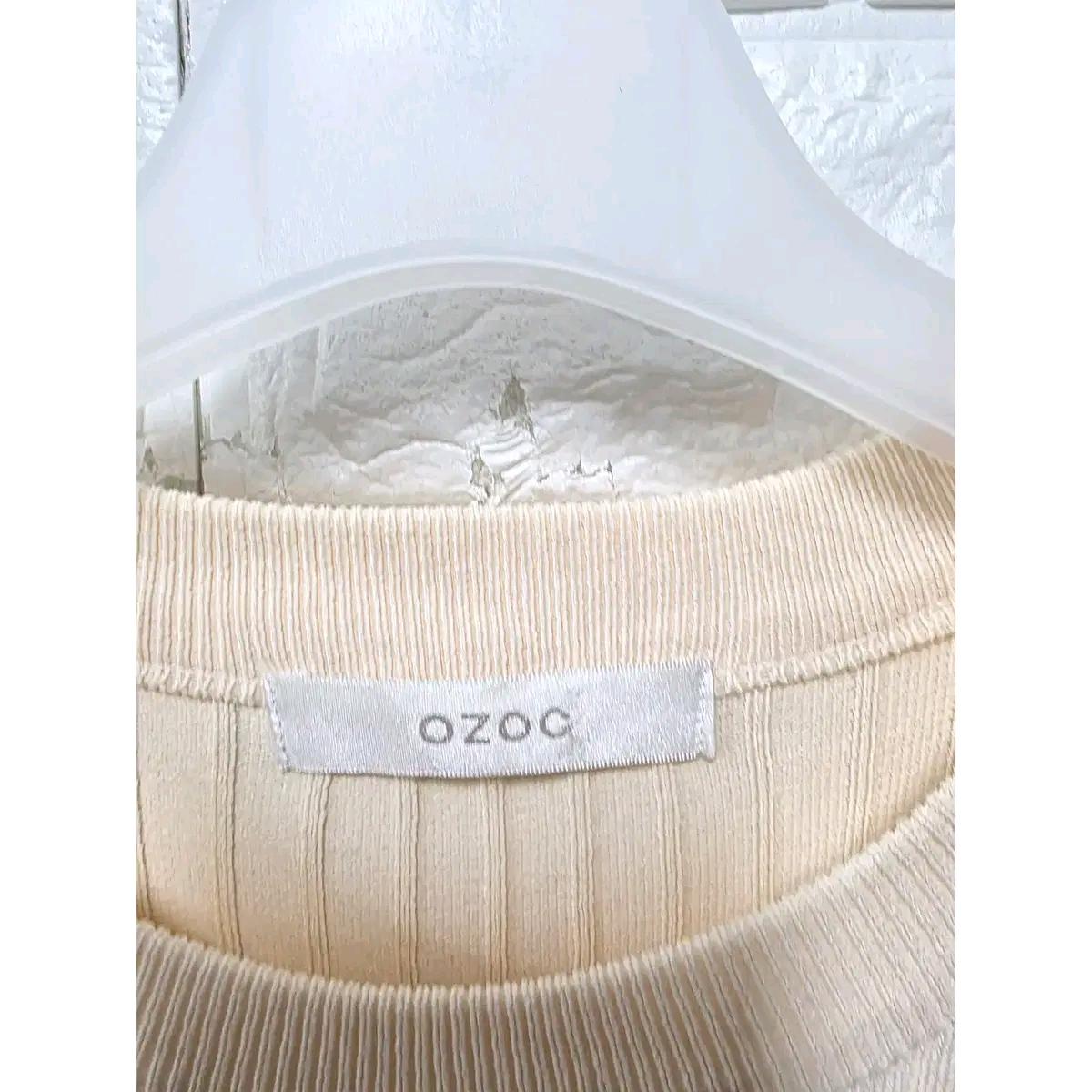 Free 19s 오조크 OZOC 아이보리 골지 원피스 E209 3