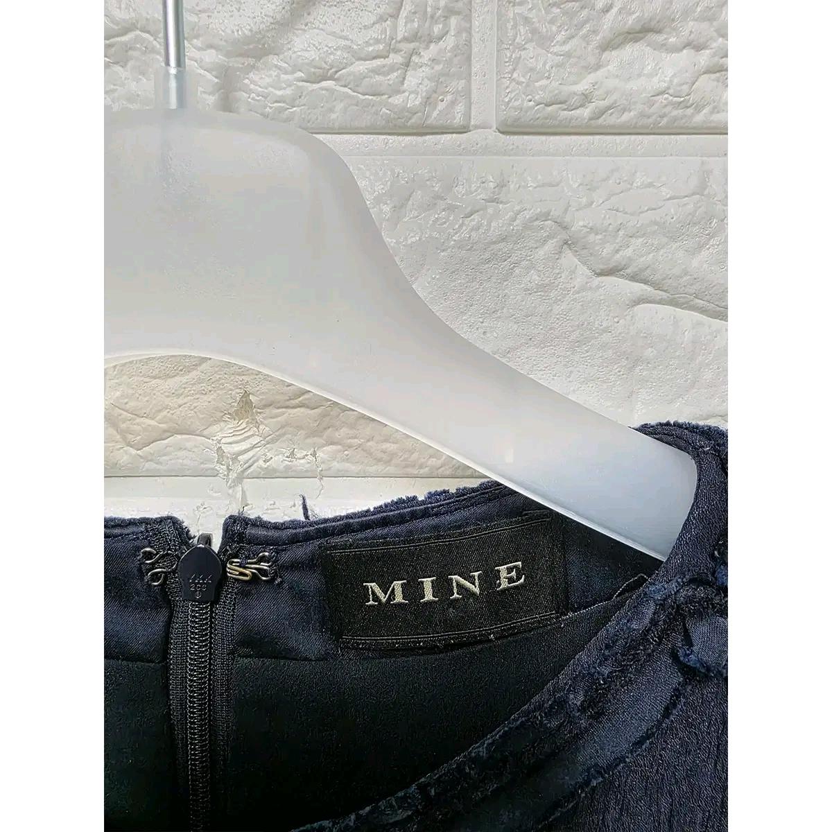 M 한섬 마인 MINE 네이비 셔링 원피스 E212 3
