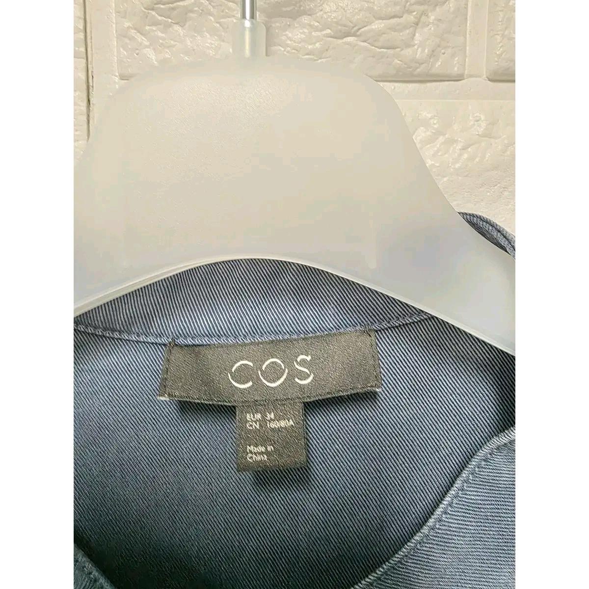 M 코스 COS 네이비 셔츠 원피스 E214 3