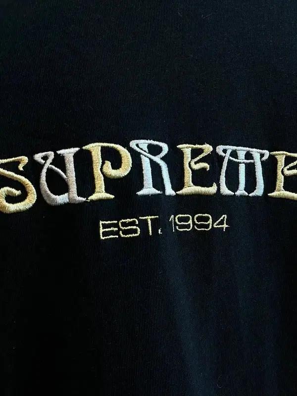SUPREME 슈프림 누보 로고 반팔 티셔츠 블랙 M 3