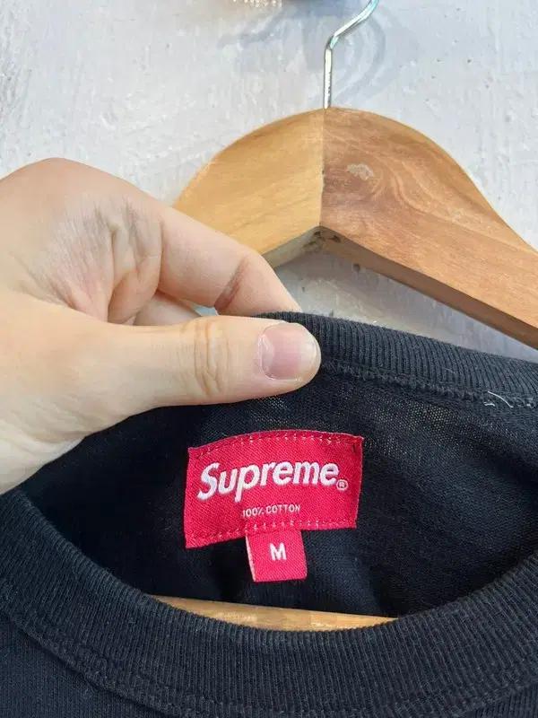 SUPREME 슈프림 누보 로고 반팔 티셔츠 블랙 M 5