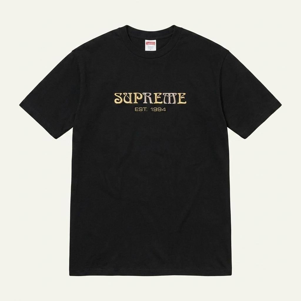 SUPREME 슈프림 누보 로고 반팔 티셔츠 블랙 M 1