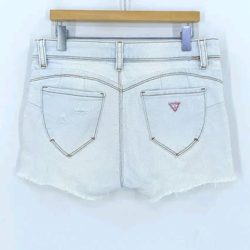 게스 여성 여름 스판 데님핫팬츠 연청27 (HU45575) 3