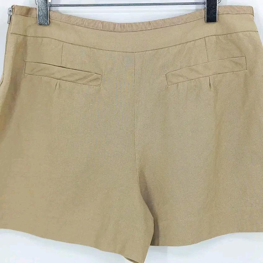 꾸즈 여성 여름 린넨혼방 핫팬츠 베이지 (HU45577) 4