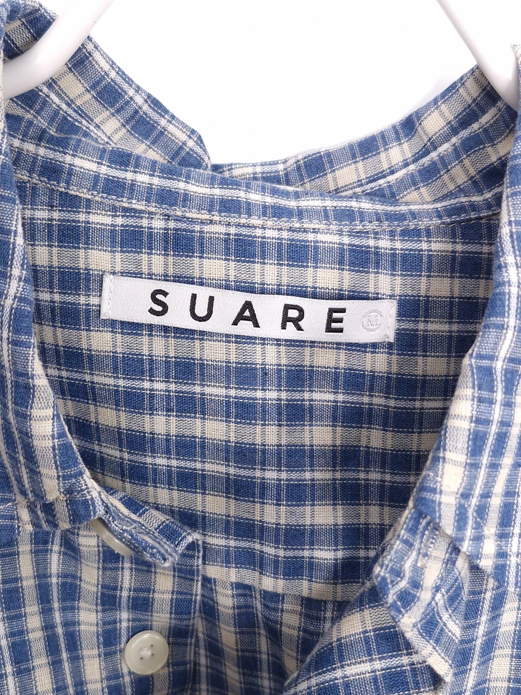 수아레 SUARE 체크 셔츠 M [A516] 4