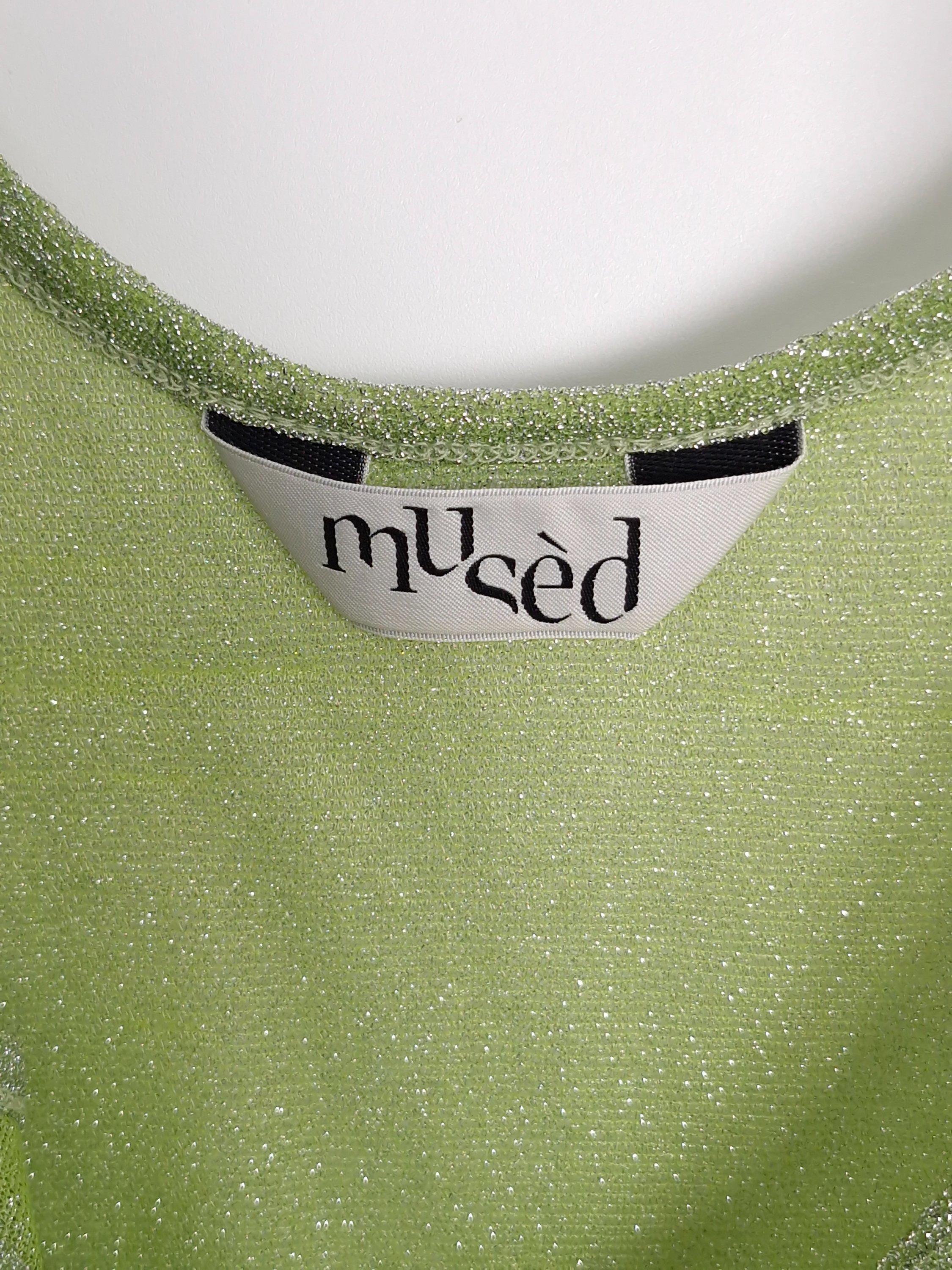 뮤제드 mused 글리터 민소매 상의 탑 [A530] 4