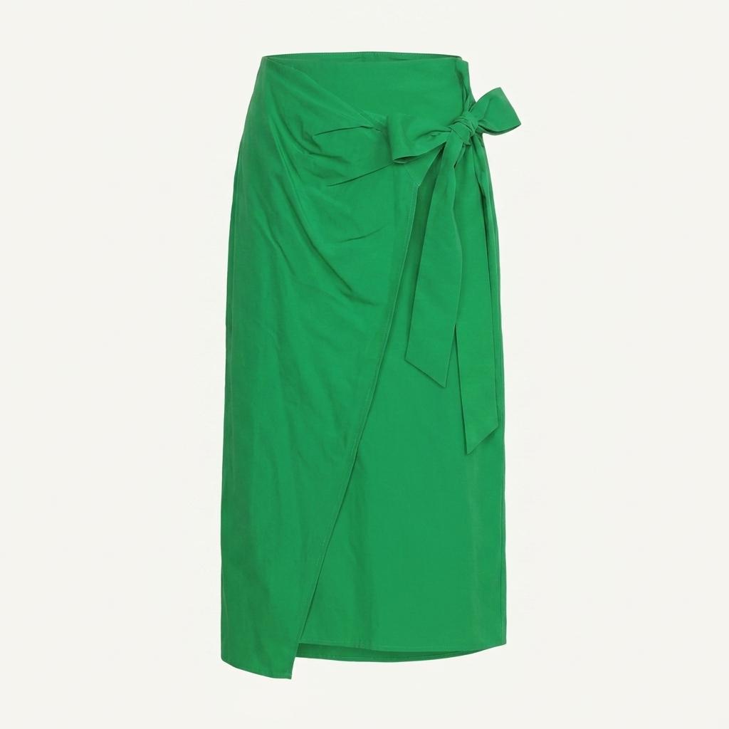 룩캐스트 LOOKAST 연두색 롱 치마 ONE SIZE [A547] 1
