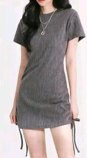 어반드레스 Rancy Rain Mini Dress GREY, s 2