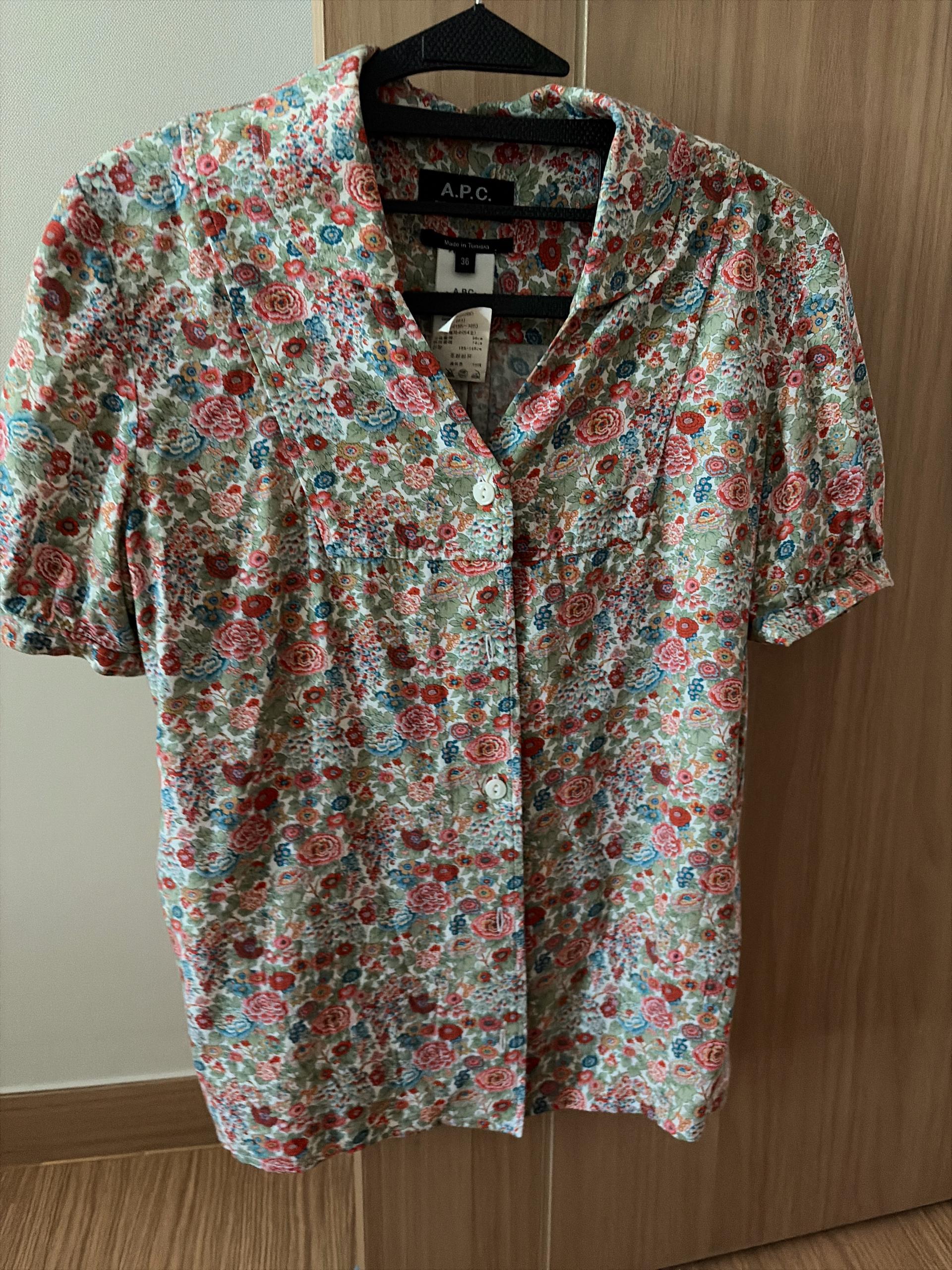 A.P.C. 아페쎄 플라워 반팔 셔츠 4