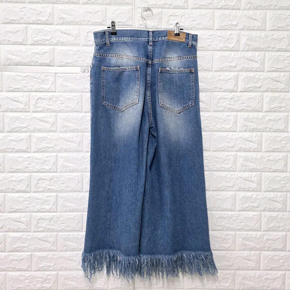 29인치 MSGM 와이드 버뮤다 팬츠 데님팬츠 E221 5