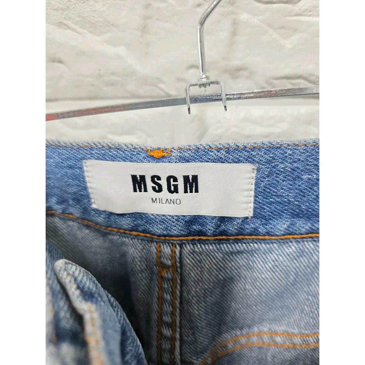 29인치 MSGM 와이드 버뮤다 팬츠 데님팬츠 E221 3