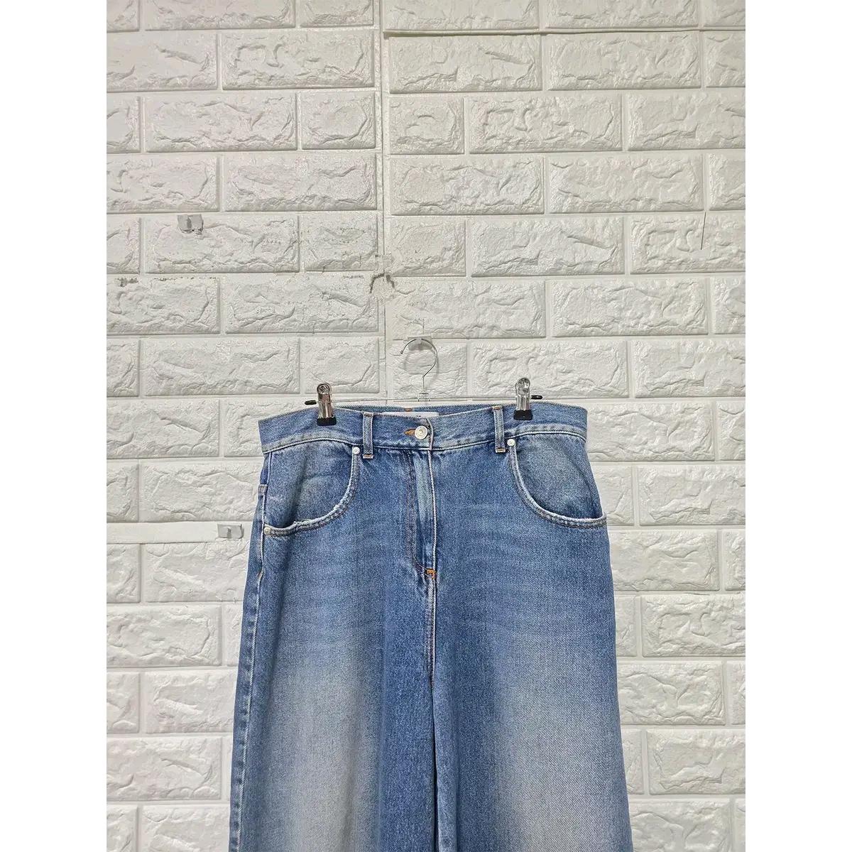 29인치 MSGM 와이드 버뮤다 팬츠 데님팬츠 E221 6
