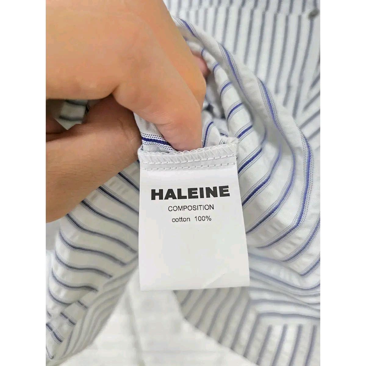 L 알렌느 HALENE 컷오프 스트라이프 민소매 블라우스 E230 4