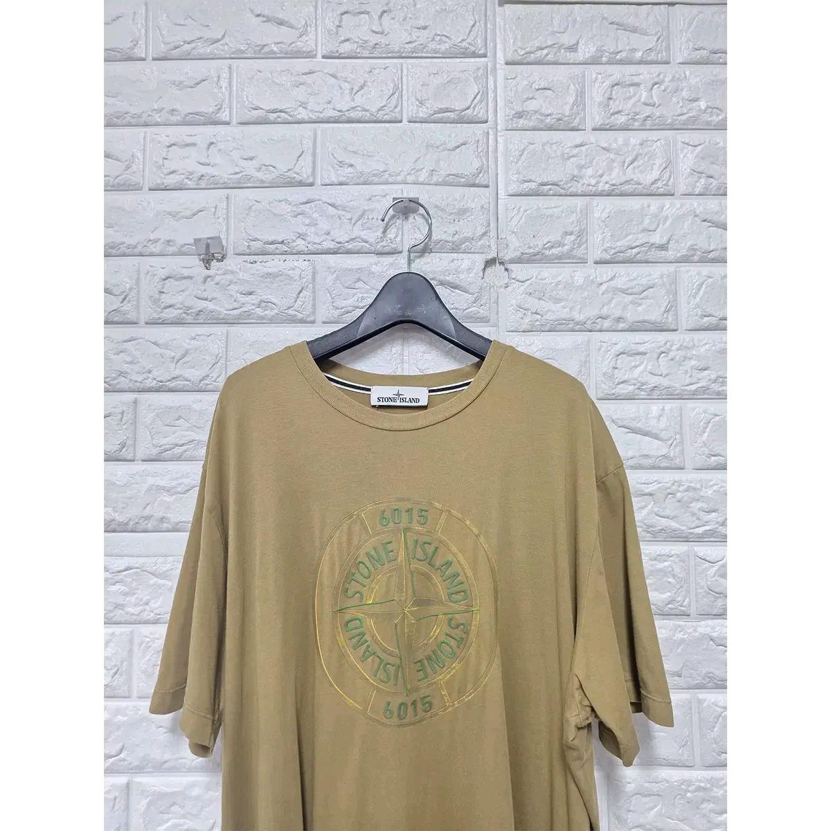 2XL 스톤아일랜드 브라운 반팔 티 D753 6