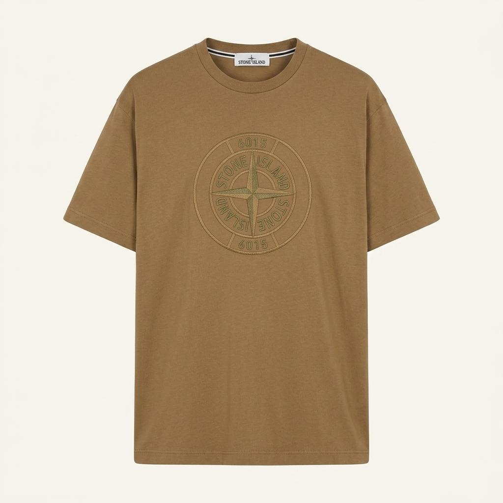 2XL 스톤아일랜드 브라운 반팔 티 D753 1