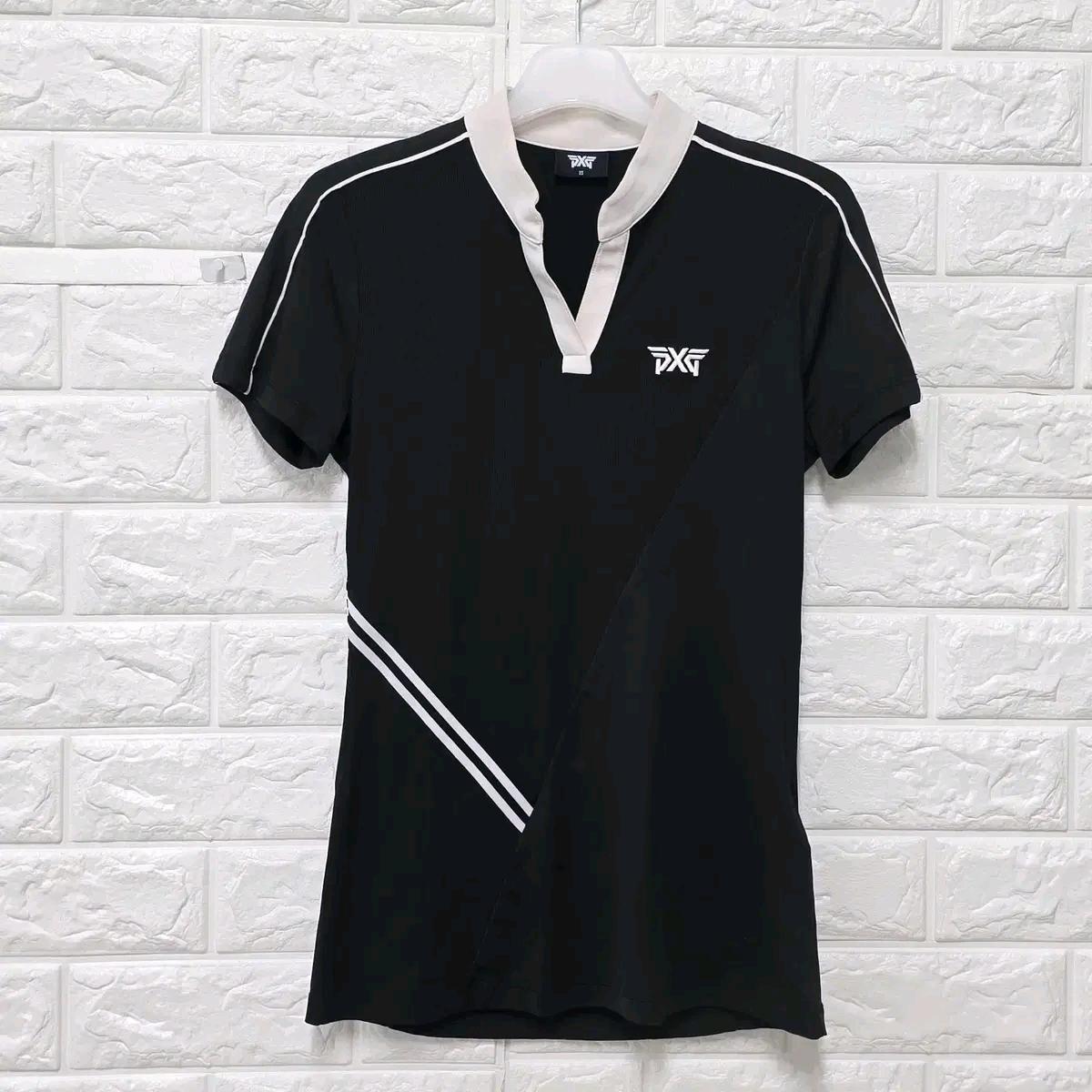 XS PXG 골프 블랙 반팔 티 E256 2