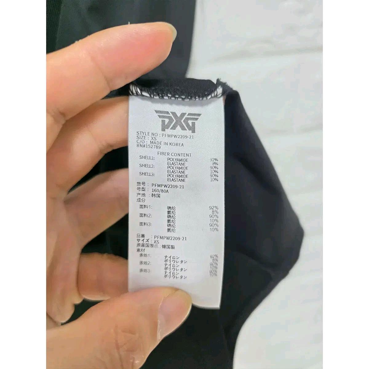 XS PXG 골프 블랙 반팔 티 E256 4