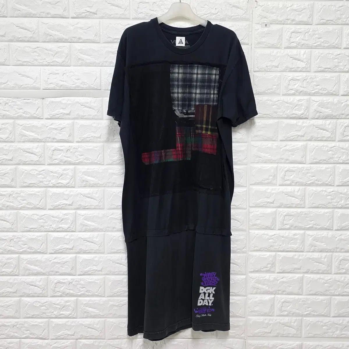 Free 유미아리아 DGK 리메이크 도킹 타탄체크 원피스 E276 2