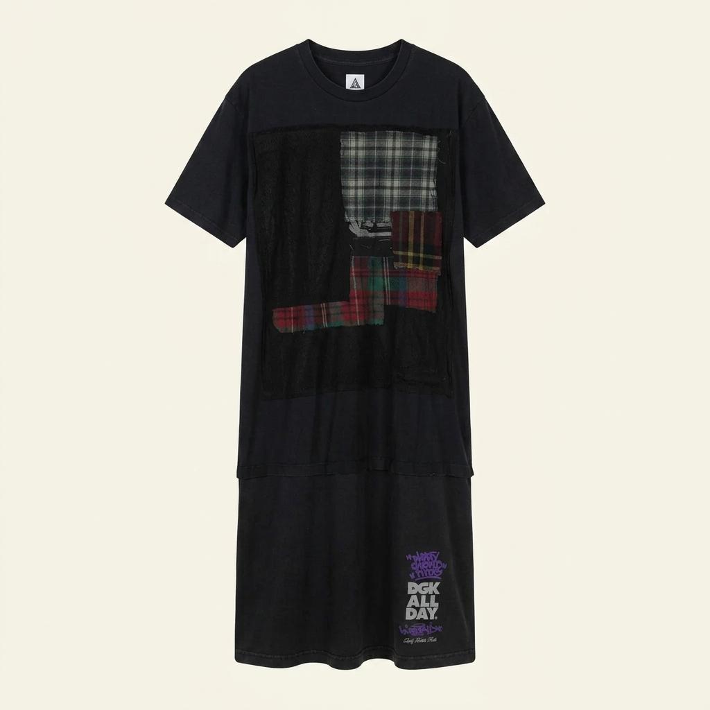 Free 유미아리아 DGK 리메이크 도킹 타탄체크 원피스 E276 1