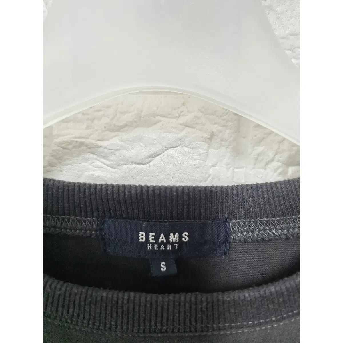 Free 빔즈 BEAMs 블랙 라운드 티 C989 3