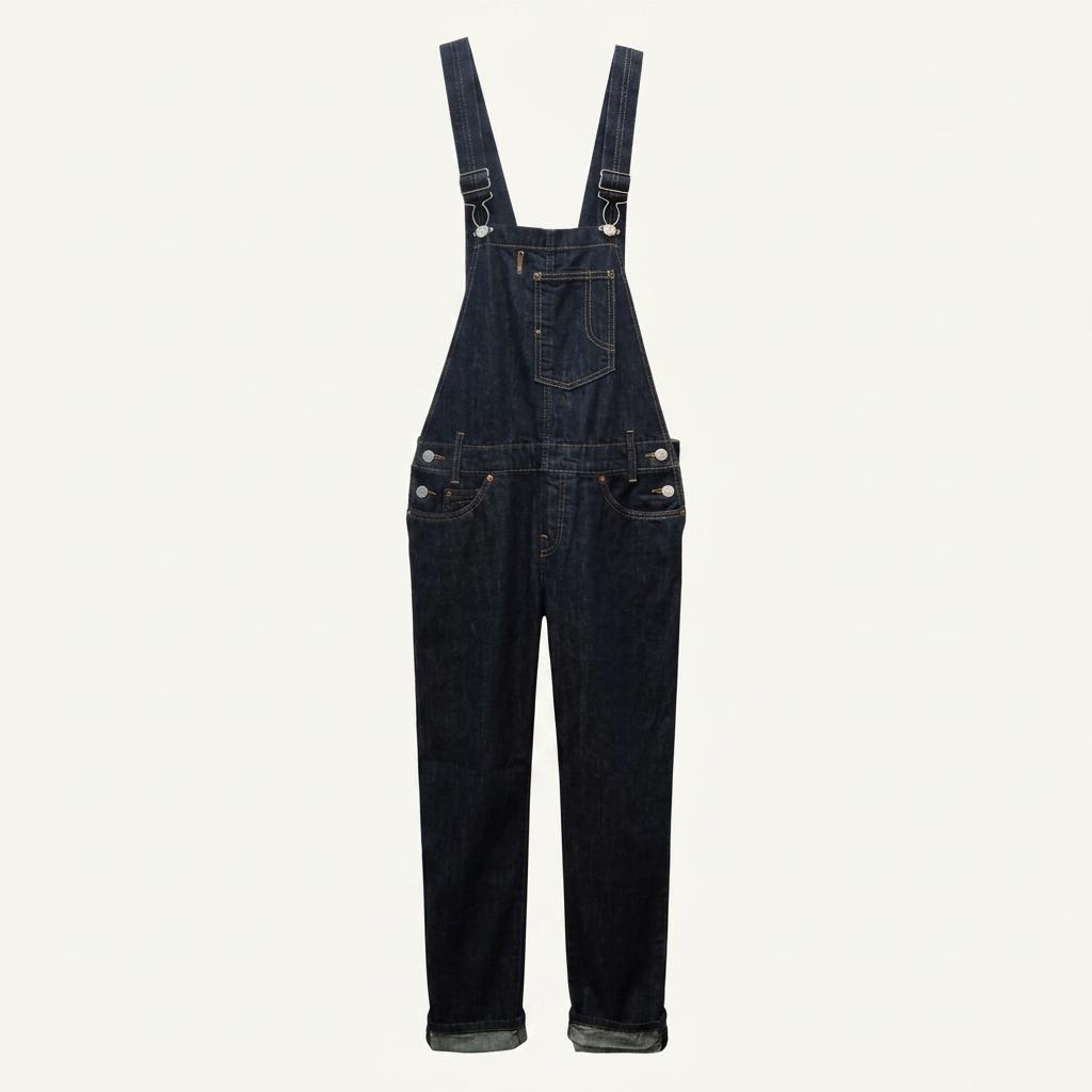 32인치 리바이스 진청 데님 멜빵 바지 C595 1
