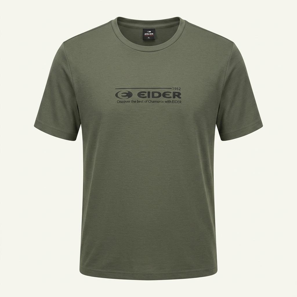 XL,105 )) EiDER 아이더 라운드넥 반팔티셔츠 !~ 깔끔한 디자인~ 1