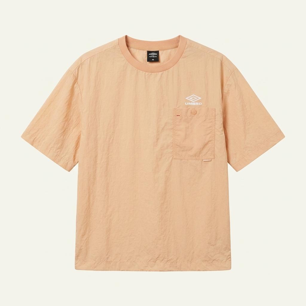 90,S넉넉사이즈 )) UMBRO 엄브로 바람막이 반팔티셔츠 ! 1