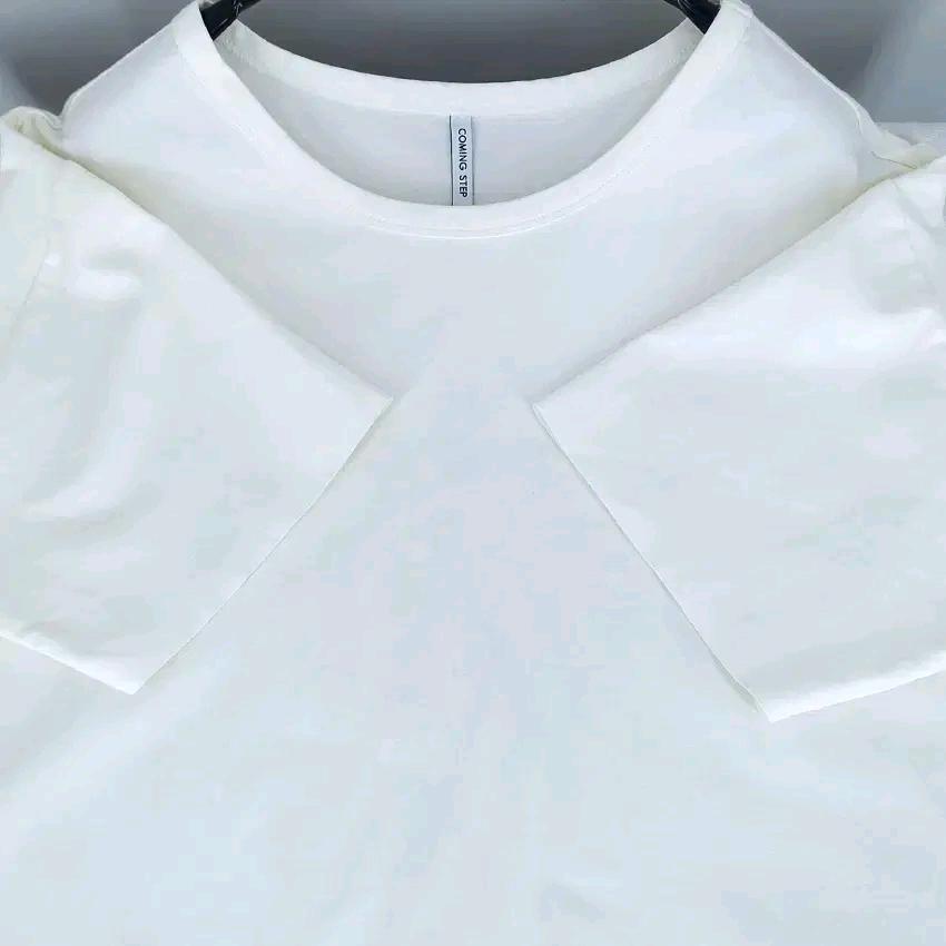 커밍스텝 여성 여름 스판끼 반팔티 아이보리F (HU45622) 4