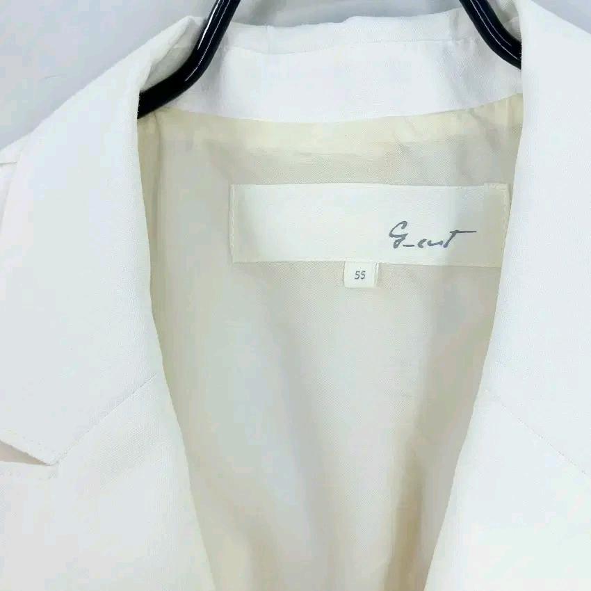 지컷 여성 춘하 반팔자켓 아이보리85 (HU45623) 5