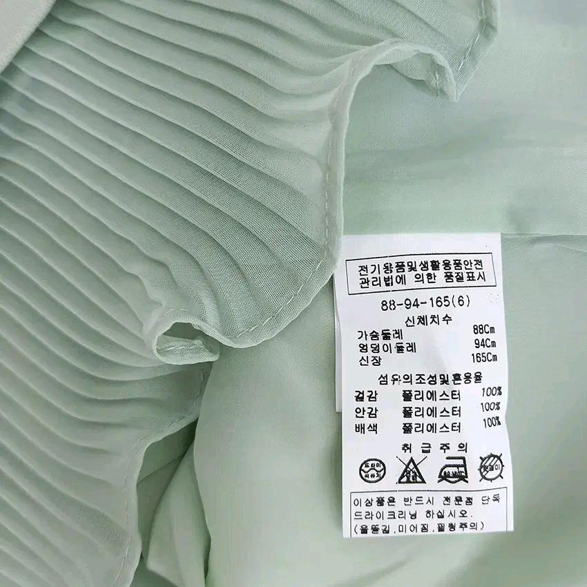 미니멈 여성 여름 큐빅단추 반팔원피스 연그린 (HU45632) 6