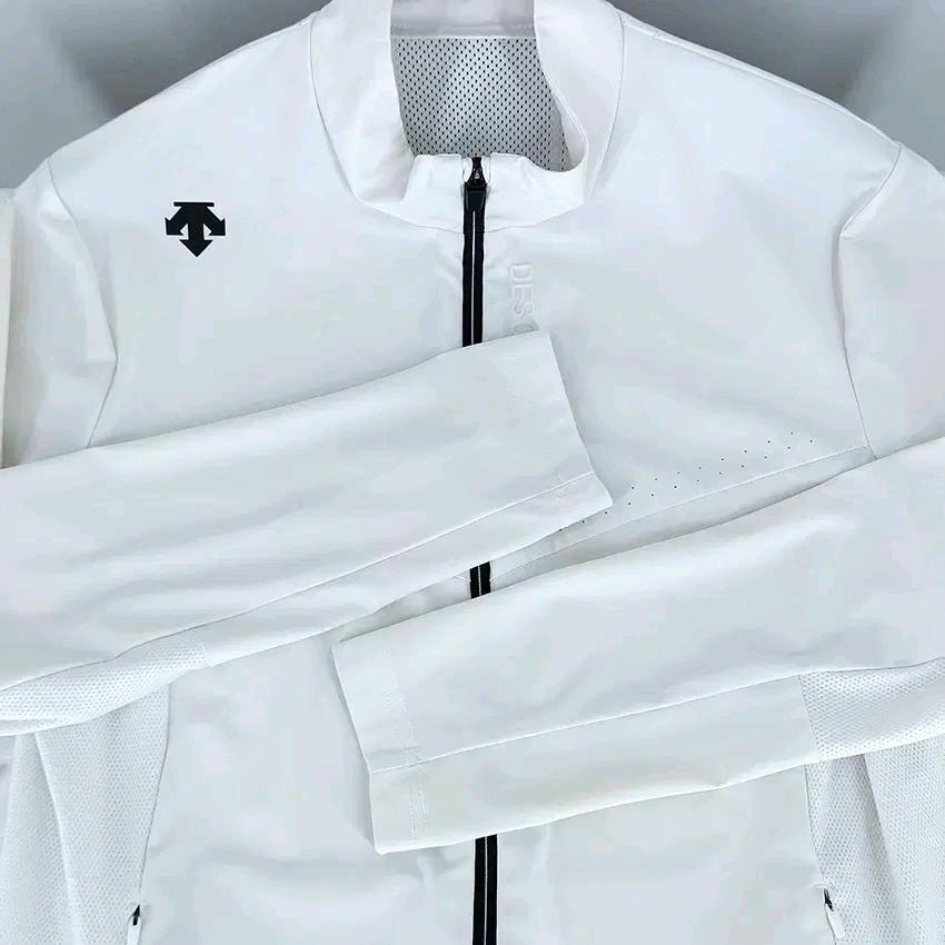데상트 남성 여름 기능성 집업자켓 아이보리95 (HU45635) 4