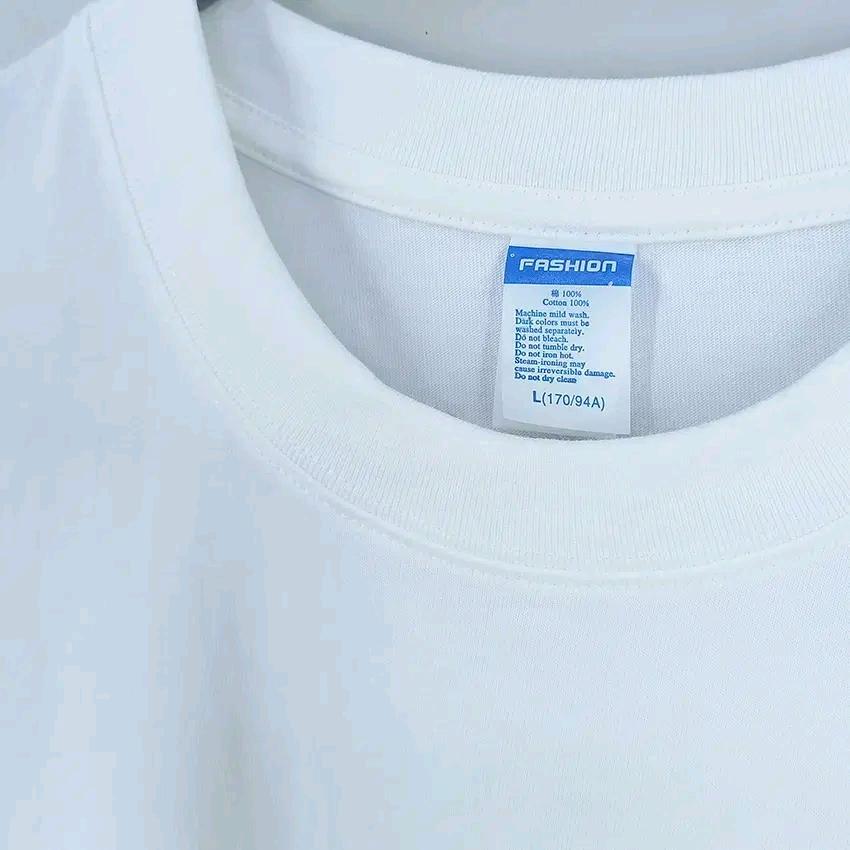 FASHION 남성 여름 프린팅 라운드반팔티 화이트95 (HU45639) 5
