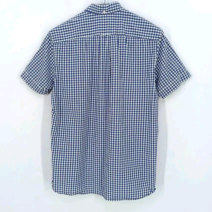 에이치앤엠 남성 여름 체크 반팔셔츠 블루S (HU45641) 3