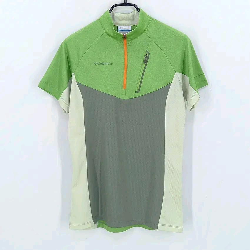 컬럼비아 여성 여름 슬림핏 기능성반팔티 그린90 (HU45653) 2