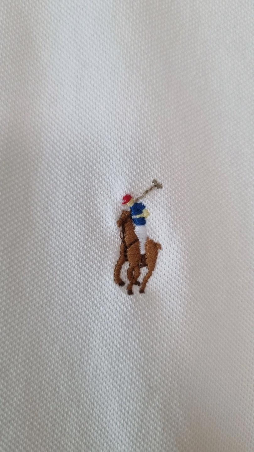 폴로 랄프로렌 화이트 멀티포니 카라티셔츠 M 44-55추천 5