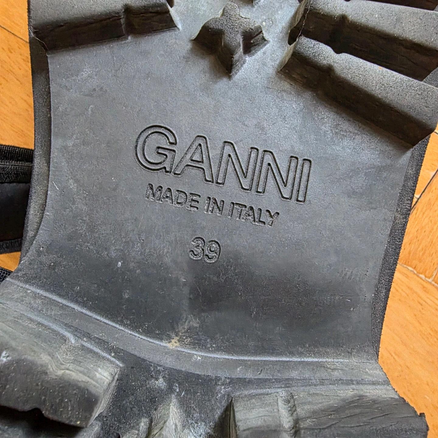 GANNI 블랙 스트랩 샌들 39(정품) 4