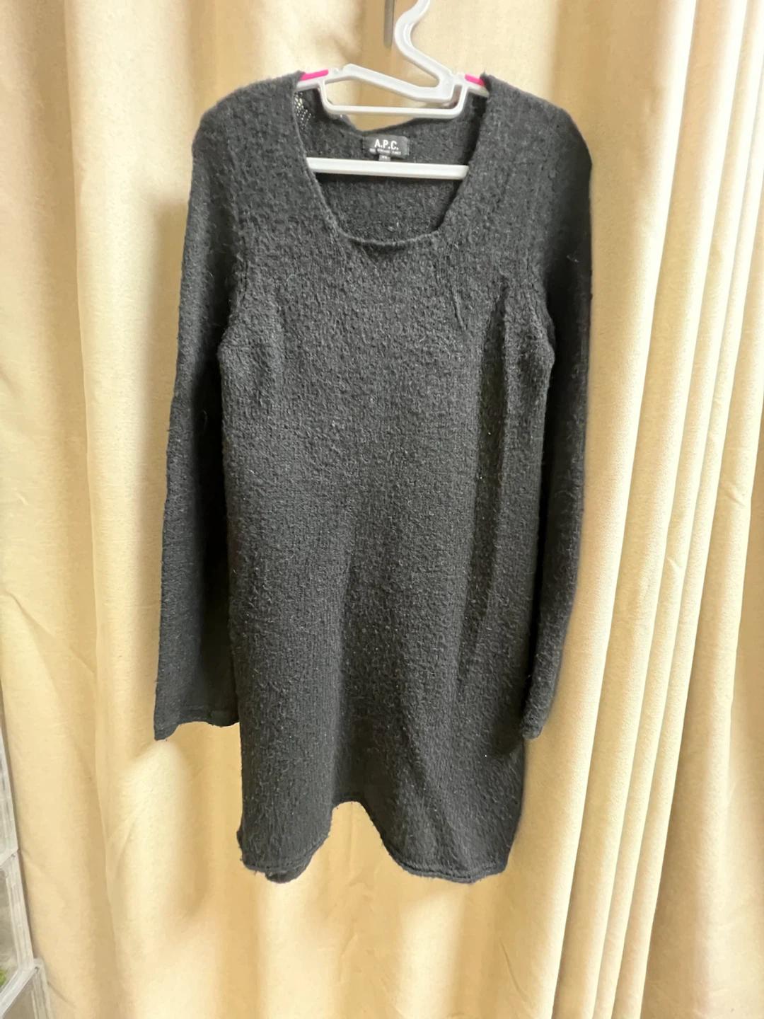 A.P.C. 블랙 니트 원피스 XS 2