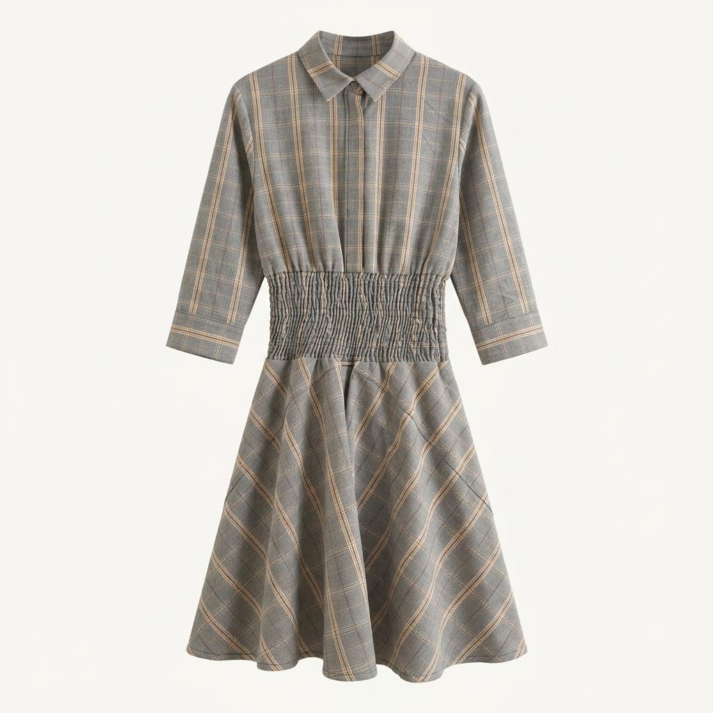 마쥬 체크 셔츠 원피스 2 1