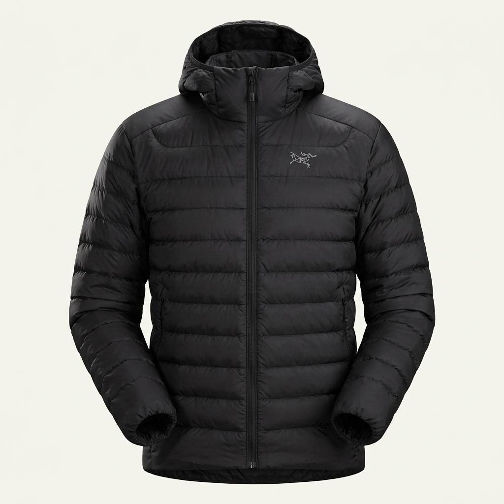 아크테릭스 세륨 후디 패딩 블랙 (XL)
